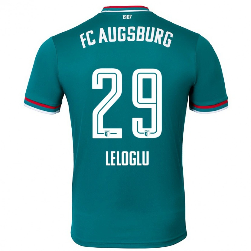 DanxenキッズAras Leloglu#29ダークグリーンアウェイシャツ2024/25ジャージーユニフォーム