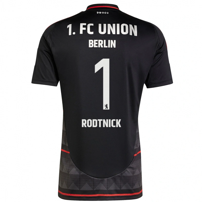 DanxenキッズJaden Rodtnick#1黒アウェイシャツ2024/25ジャージーユニフォーム