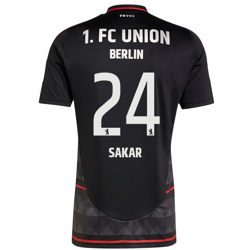 Danxenキッズファトマ・サーカル#24黒アウェイシャツ2024/25ジャージーユニフォーム