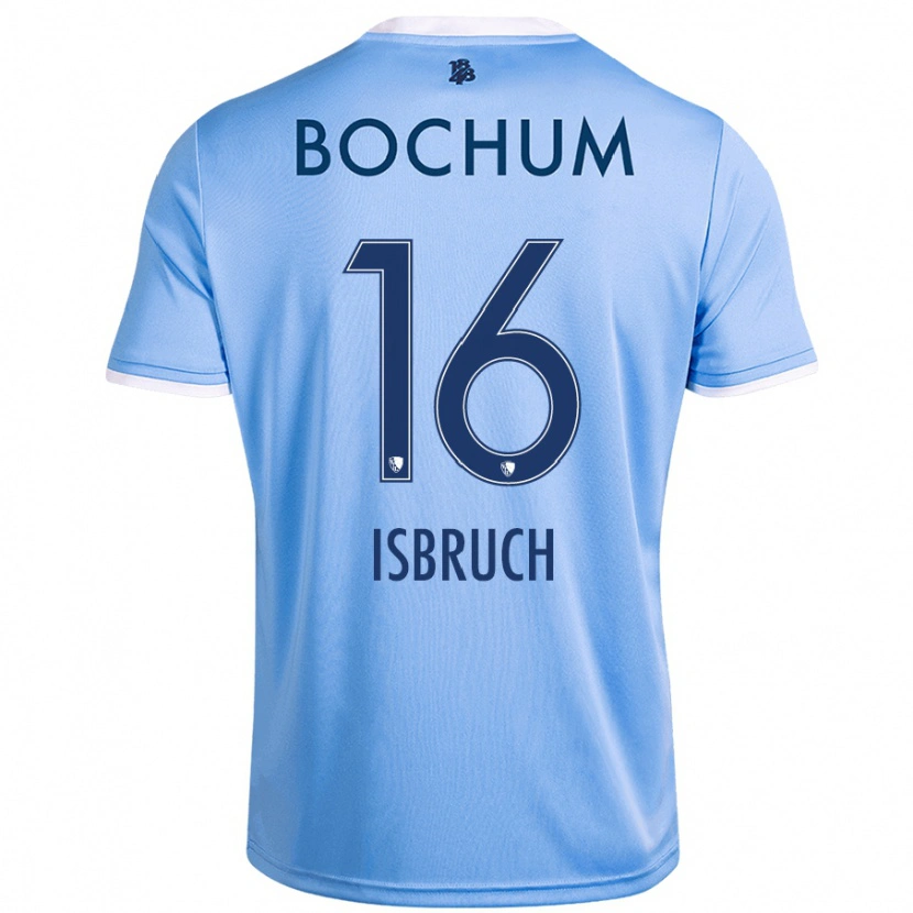 DanxenキッズL. Isbruch#16スカイブルーアウェイシャツ2024/25ジャージーユニフォーム