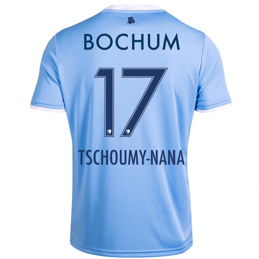 DanxenキッズDaryl Tschoumy-Nana#17スカイブルーアウェイシャツ2024/25ジャージーユニフォーム