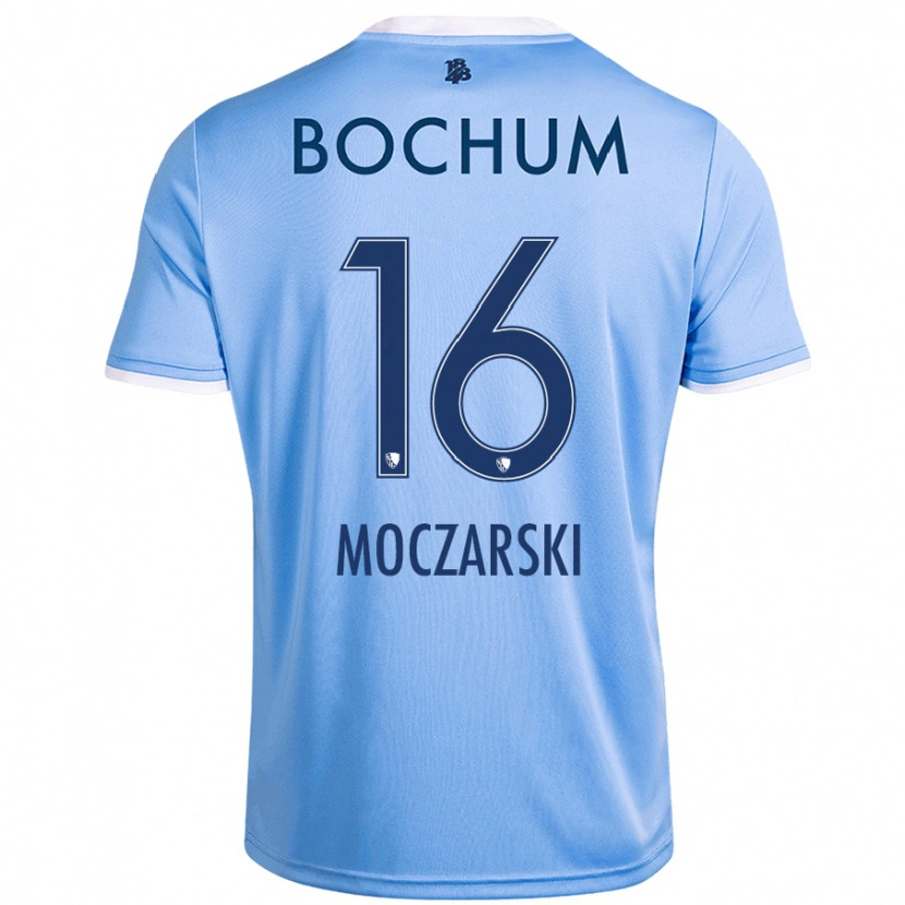 DanxenキッズAnna Moczarski#16スカイブルーアウェイシャツ2024/25ジャージーユニフォーム
