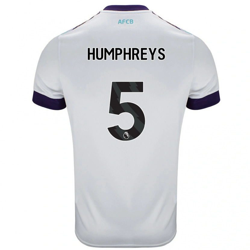 DanxenキッズHolly Humphreys#5白 緑 紫アウェイシャツ2024/25ジャージーユニフォーム