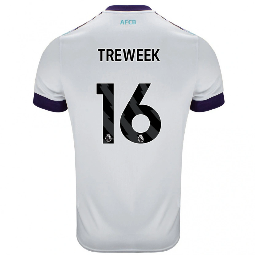 DanxenキッズJess Treweek#16白 緑 紫アウェイシャツ2024/25ジャージーユニフォーム
