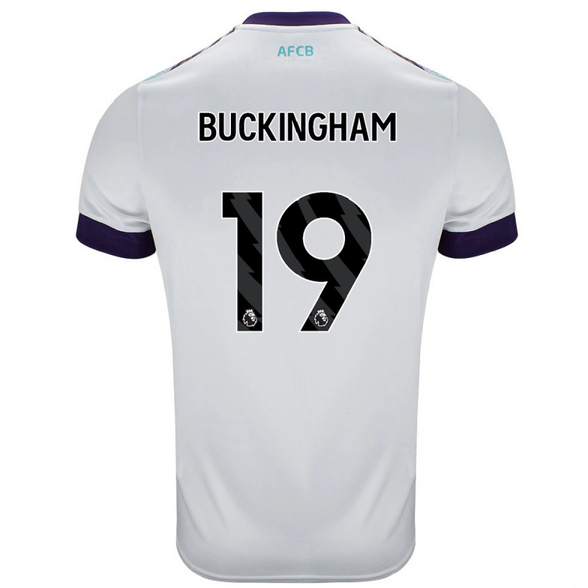 DanxenキッズAlisha Buckingham#19白 緑 紫アウェイシャツ2024/25ジャージーユニフォーム