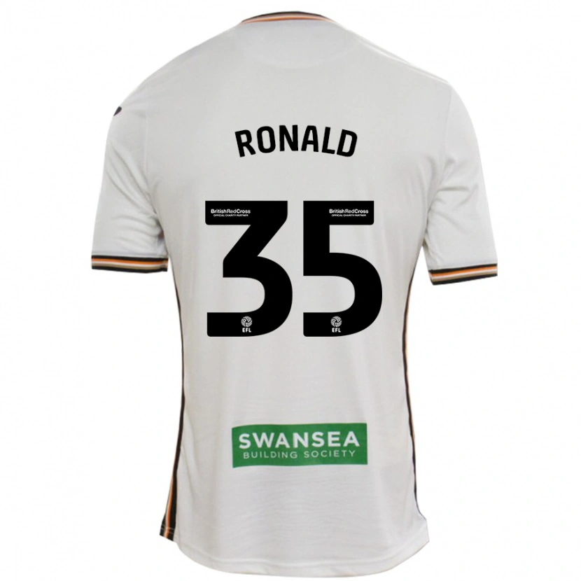 DanxenメンズRonald#35白ホームシャツ2024/25ジャージーユニフォーム