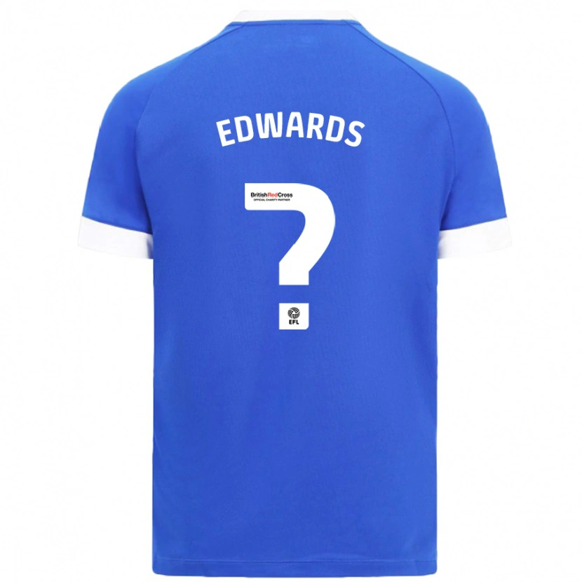 DanxenメンズJoseff Edwards#0スカイブルーホームシャツ2024/25ジャージーユニフォーム