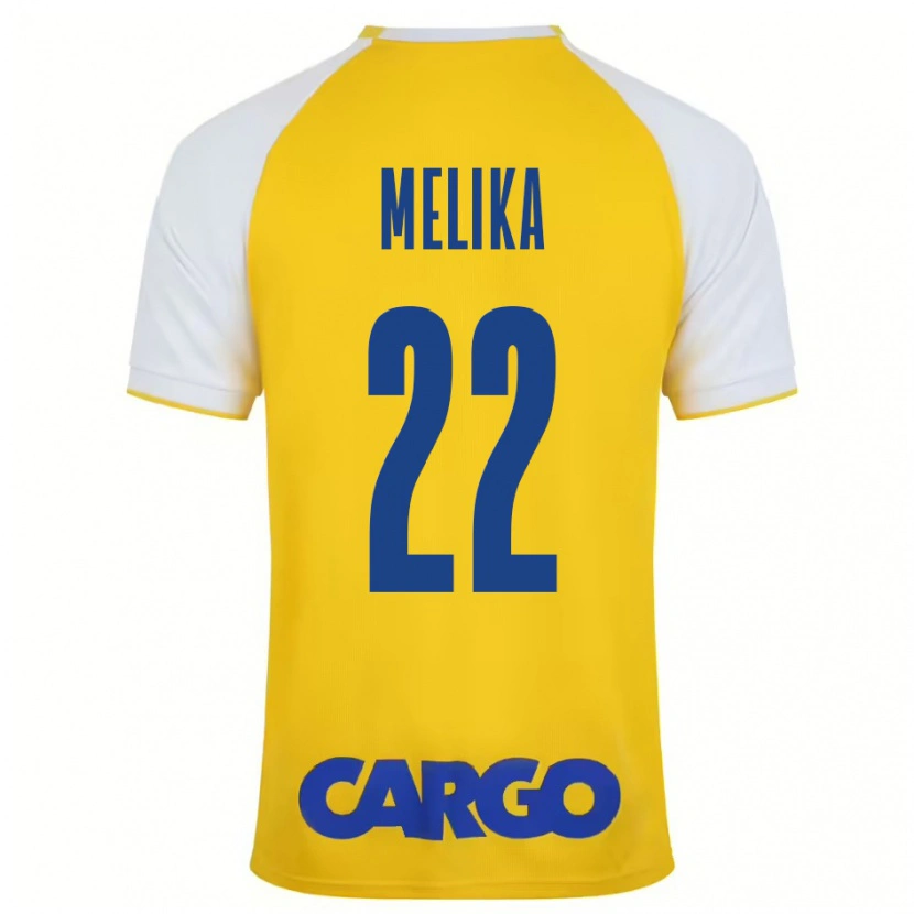 DanxenメンズOfek Melika#22黄白ホームシャツ2024/25ジャージーユニフォーム