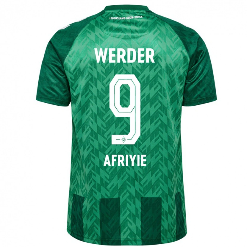DanxenメンズNeal Afriyie#9緑ホームシャツ2024/25ジャージーユニフォーム