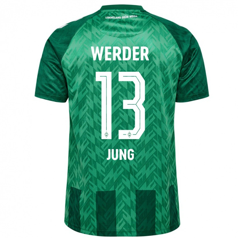 DanxenメンズSeong-Hyeon Jung#13緑ホームシャツ2024/25ジャージーユニフォーム