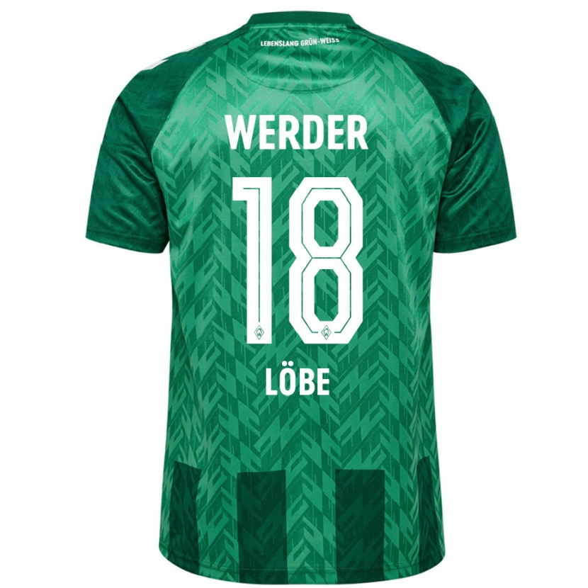 DanxenメンズJasper Löbe#18緑ホームシャツ2024/25ジャージーユニフォーム