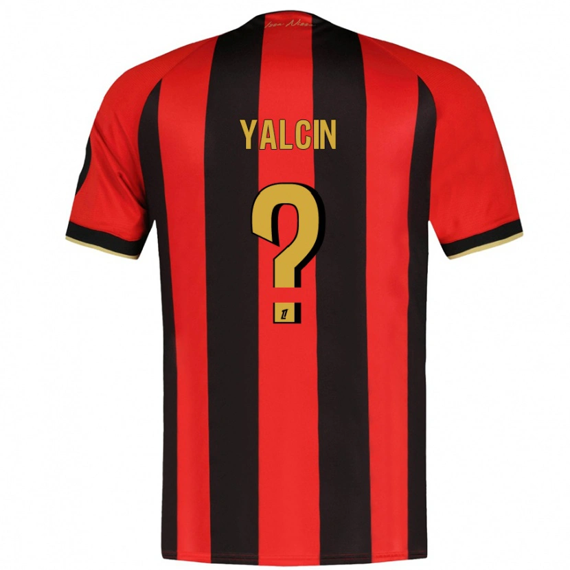 DanxenメンズNoah Yalcin#0赤黒ホームシャツ2024/25ジャージーユニフォーム