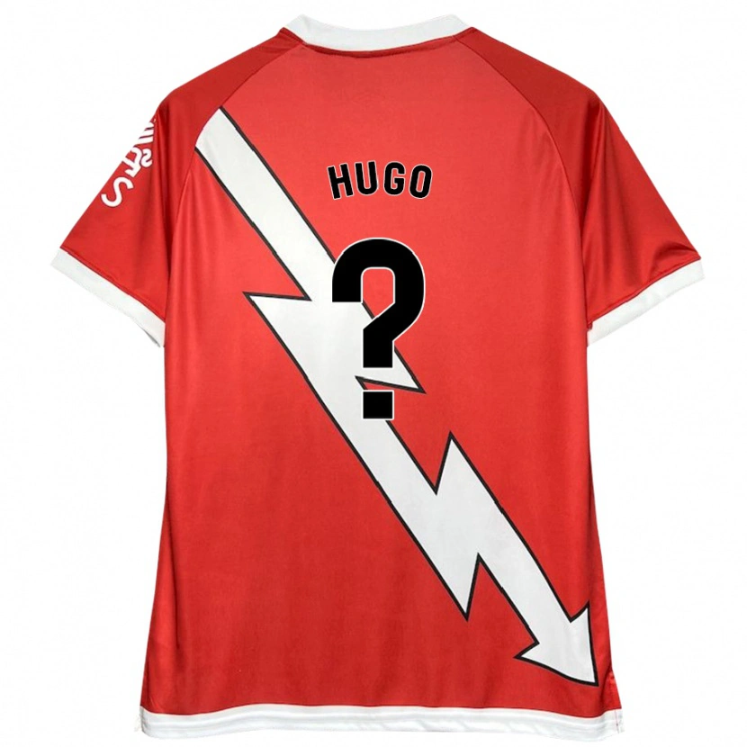 DanxenメンズHugo Navarro#0白 赤ホームシャツ2024/25ジャージーユニフォーム