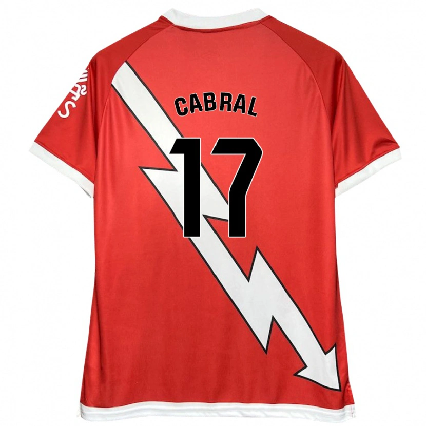 DanxenメンズMillene Cabral#17白 赤ホームシャツ2024/25ジャージーユニフォーム