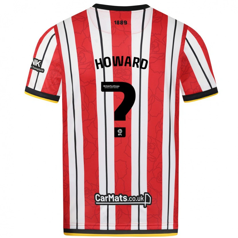DanxenメンズTheo Howard#0赤白のストライプホームシャツ2024/25ジャージーユニフォーム