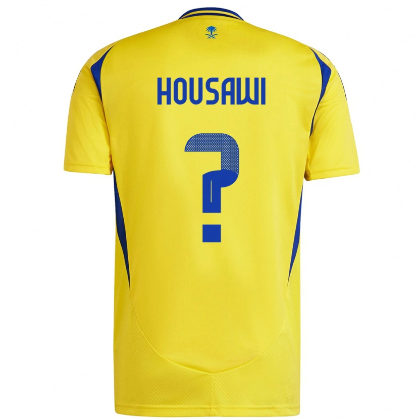 DanxenメンズAsser Housawi#0黄 青ホームシャツ2024/25ジャージーユニフォーム
