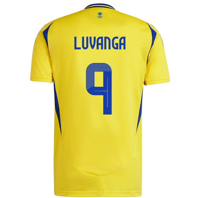 DanxenメンズClara Luvanga#9黄 青ホームシャツ2024/25ジャージーユニフォーム