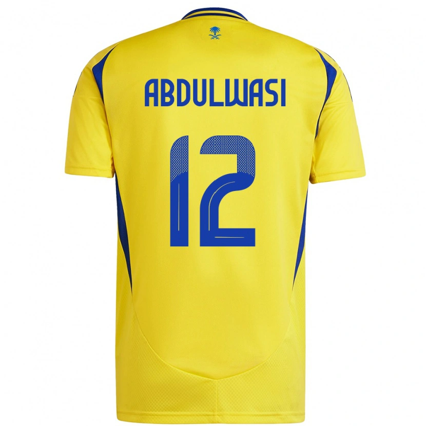 DanxenメンズDalal Abdulwasi#12黄 青ホームシャツ2024/25ジャージーユニフォーム