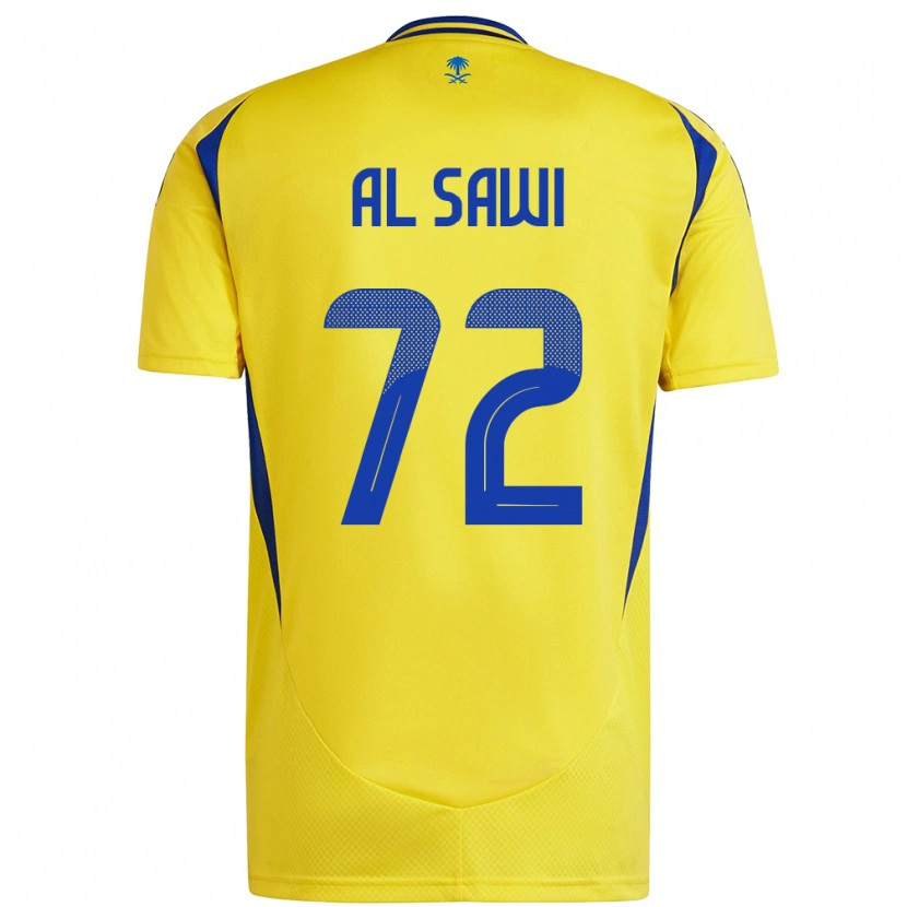 DanxenメンズEtaf Al-Sawi#72黄 青ホームシャツ2024/25ジャージーユニフォーム
