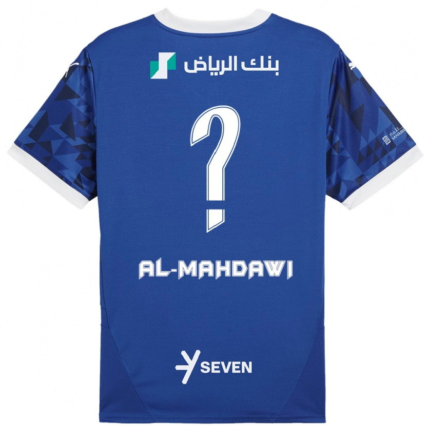 DanxenメンズAli Al-Mahdawi#0ダークブルーホワイトホームシャツ2024/25ジャージーユニフォーム