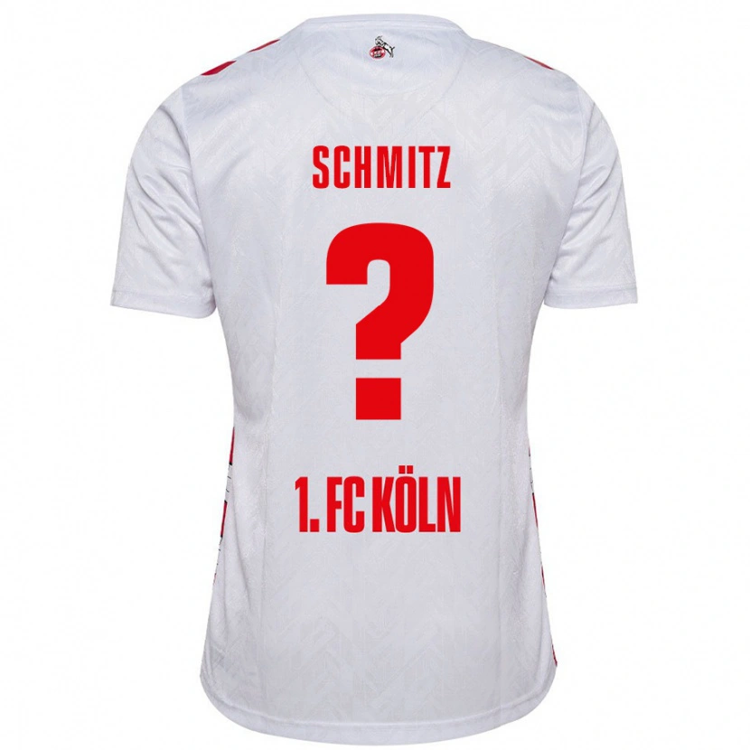 DanxenメンズTimo Schmitz#0白 赤ホームシャツ2024/25ジャージーユニフォーム