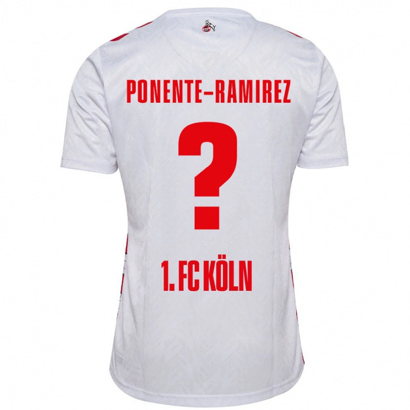 DanxenメンズJason Ponente-Ramirez#0白 赤ホームシャツ2024/25ジャージーユニフォーム