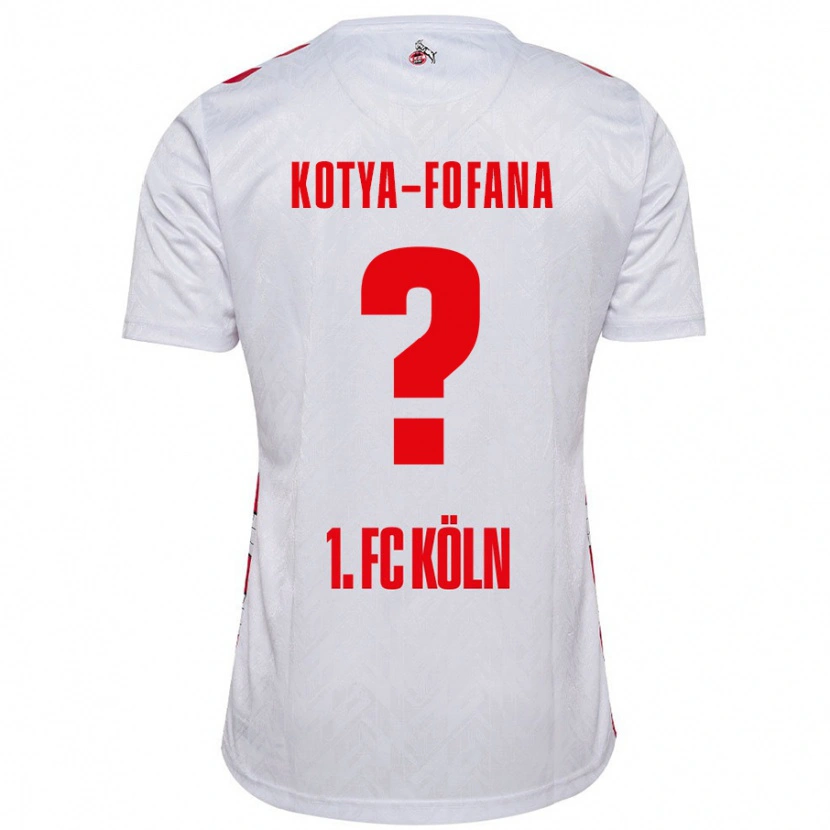 DanxenメンズAssad Kotya-Fofana#0白 赤ホームシャツ2024/25ジャージーユニフォーム