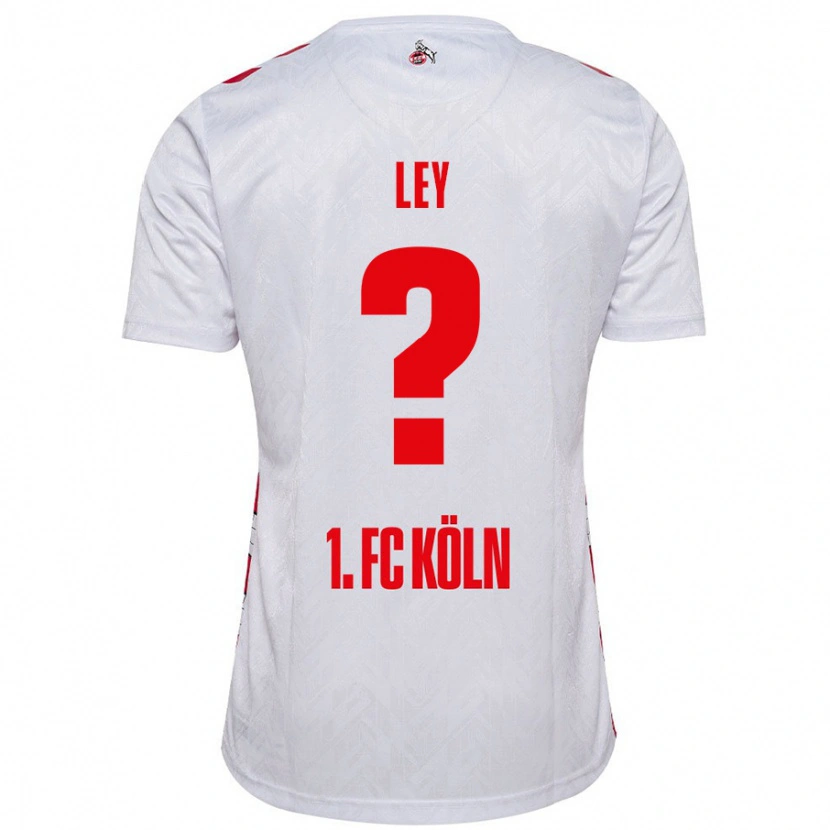 DanxenメンズBenjamin Ley#0白 赤ホームシャツ2024/25ジャージーユニフォーム