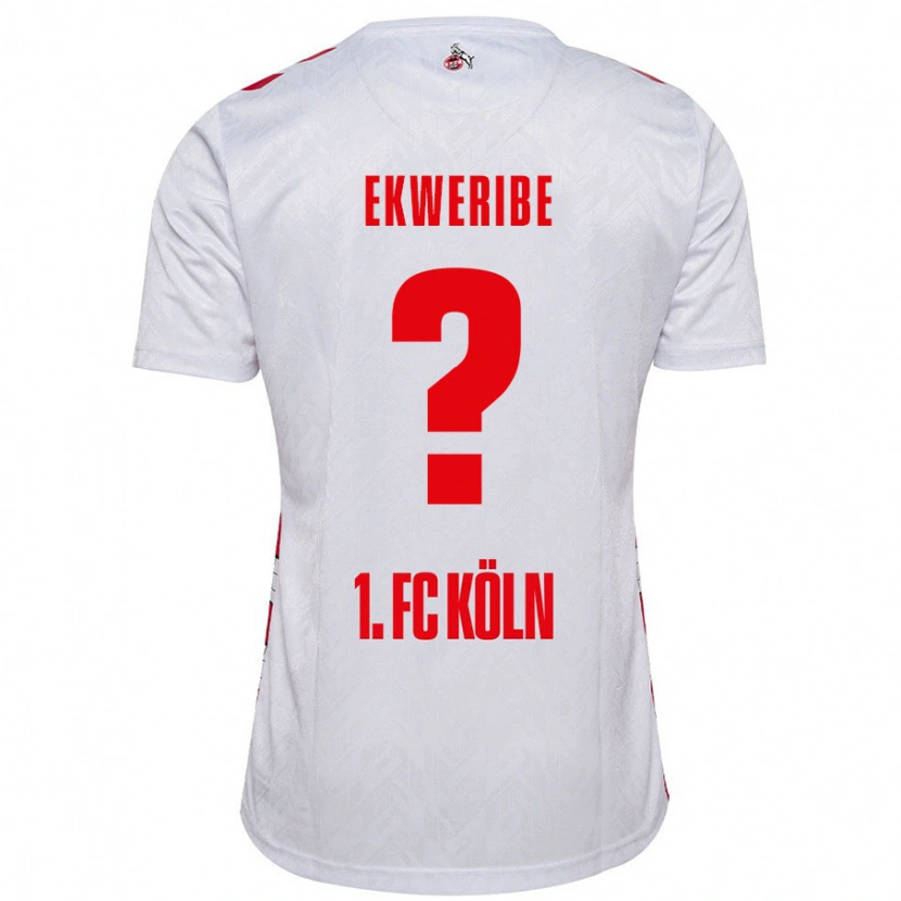 DanxenメンズKevin Ekweribe#0白 赤ホームシャツ2024/25ジャージーユニフォーム