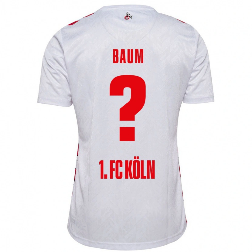 DanxenメンズJulius Baum#0白 赤ホームシャツ2024/25ジャージーユニフォーム