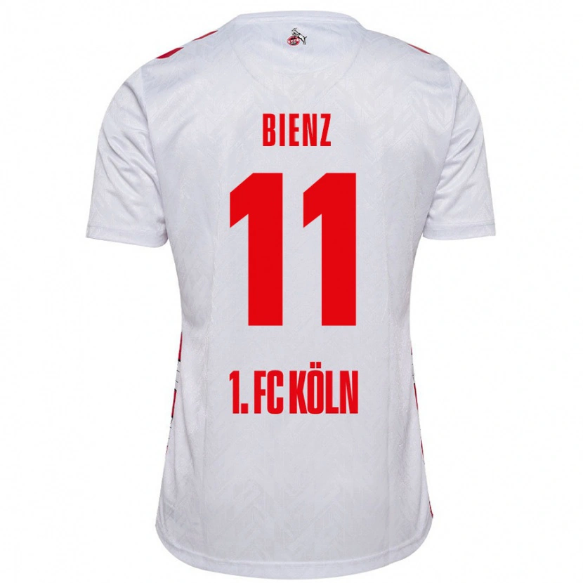 DanxenメンズAlena Bienz#11白 赤ホームシャツ2024/25ジャージーユニフォーム
