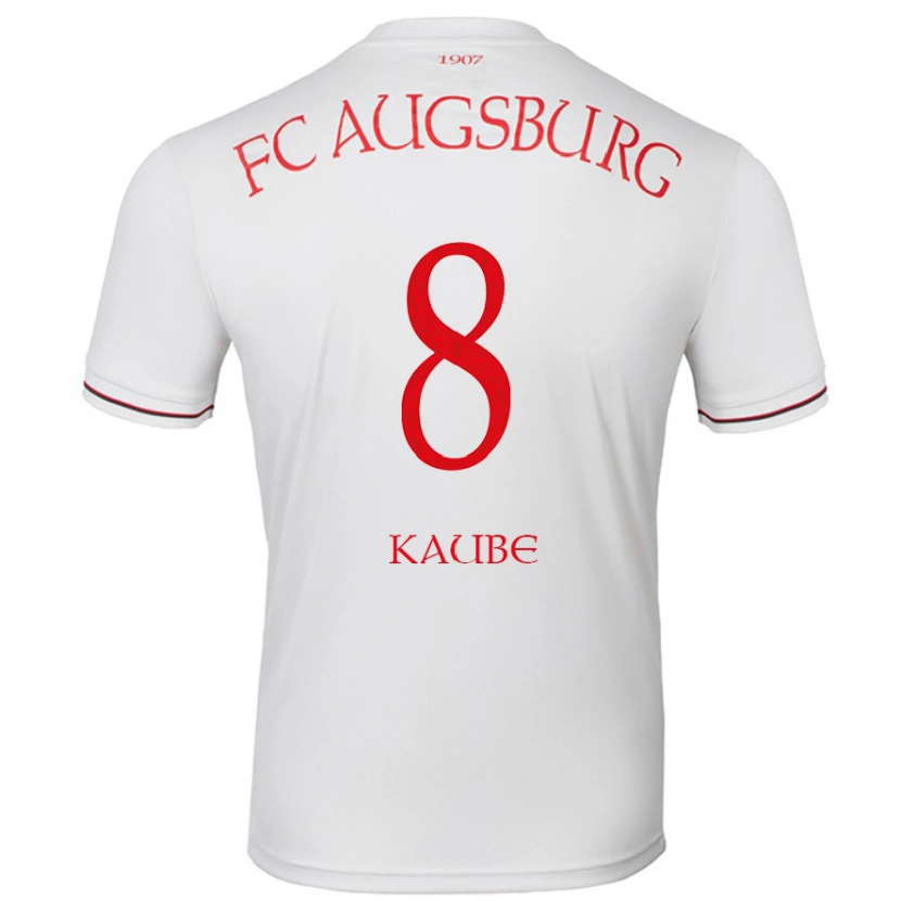 DanxenメンズMoritz Kaube#8白ホームシャツ2024/25ジャージーユニフォーム