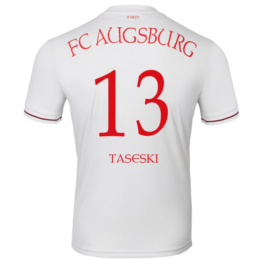 DanxenメンズKristijan Taseski#13白ホームシャツ2024/25ジャージーユニフォーム