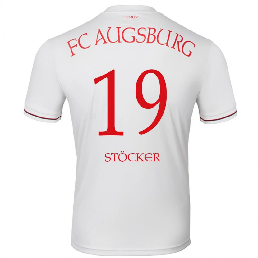 DanxenメンズLouis Stöcker#19白ホームシャツ2024/25ジャージーユニフォーム