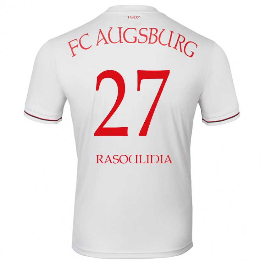 DanxenメンズNick Rasoulinia#27白ホームシャツ2024/25ジャージーユニフォーム