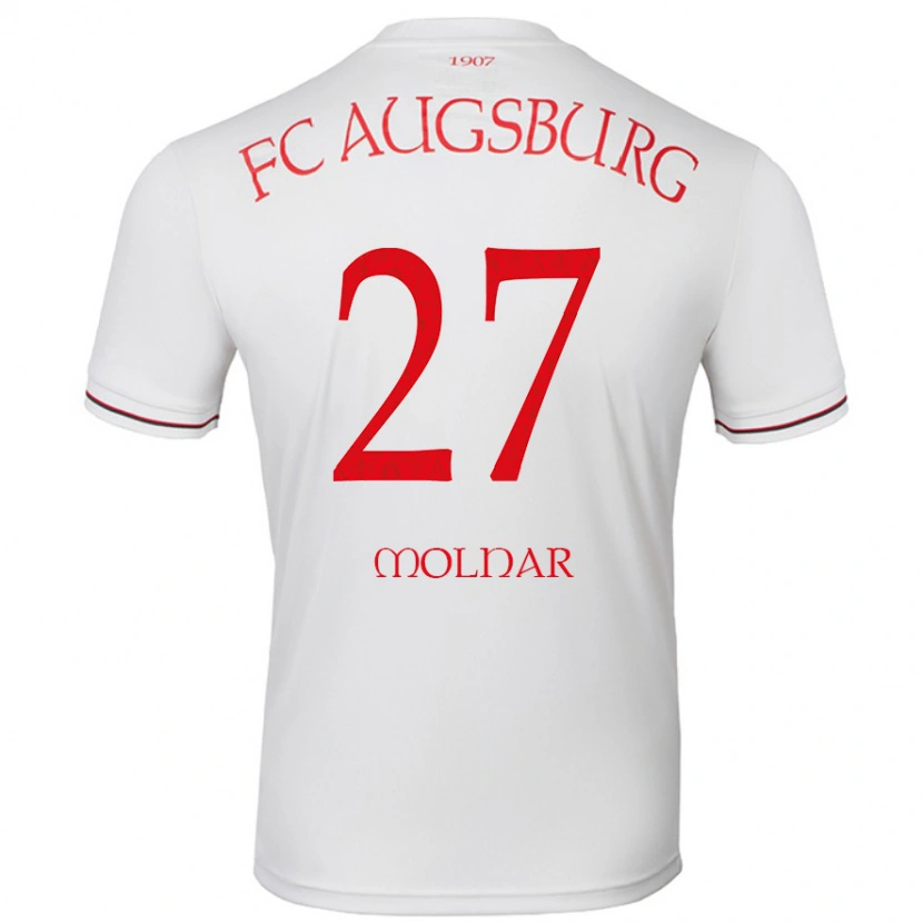 DanxenメンズLars Molnar#27白ホームシャツ2024/25ジャージーユニフォーム