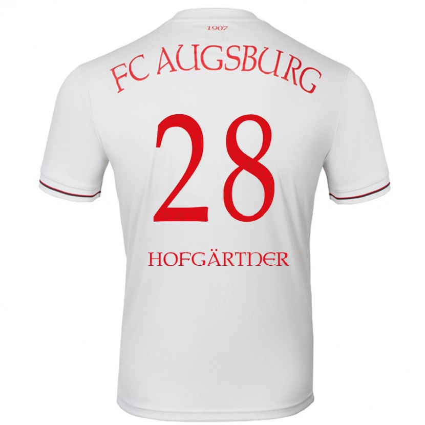 DanxenメンズHendrik Hofgärtner#28白ホームシャツ2024/25ジャージーユニフォーム