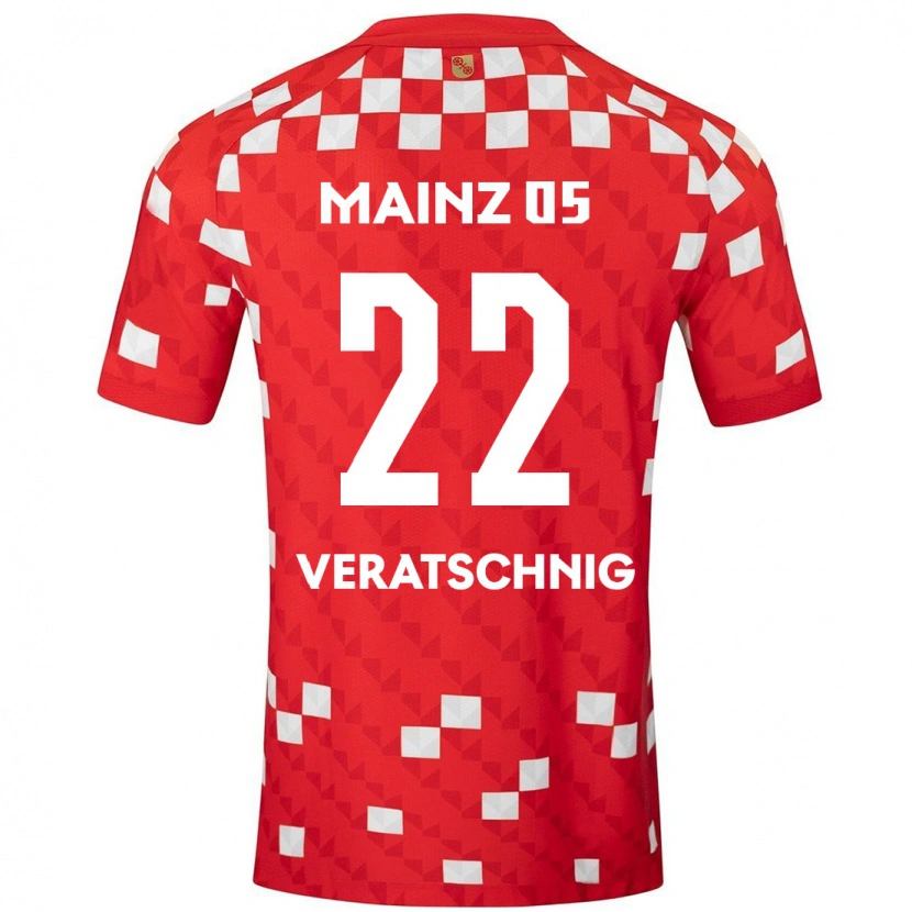 DanxenメンズNikolas Veratschnig#22白 赤ホームシャツ2024/25ジャージーユニフォーム