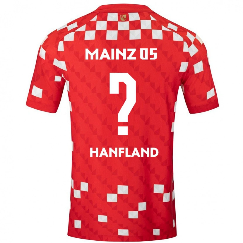 DanxenメンズPaul Hanfland#0白 赤ホームシャツ2024/25ジャージーユニフォーム