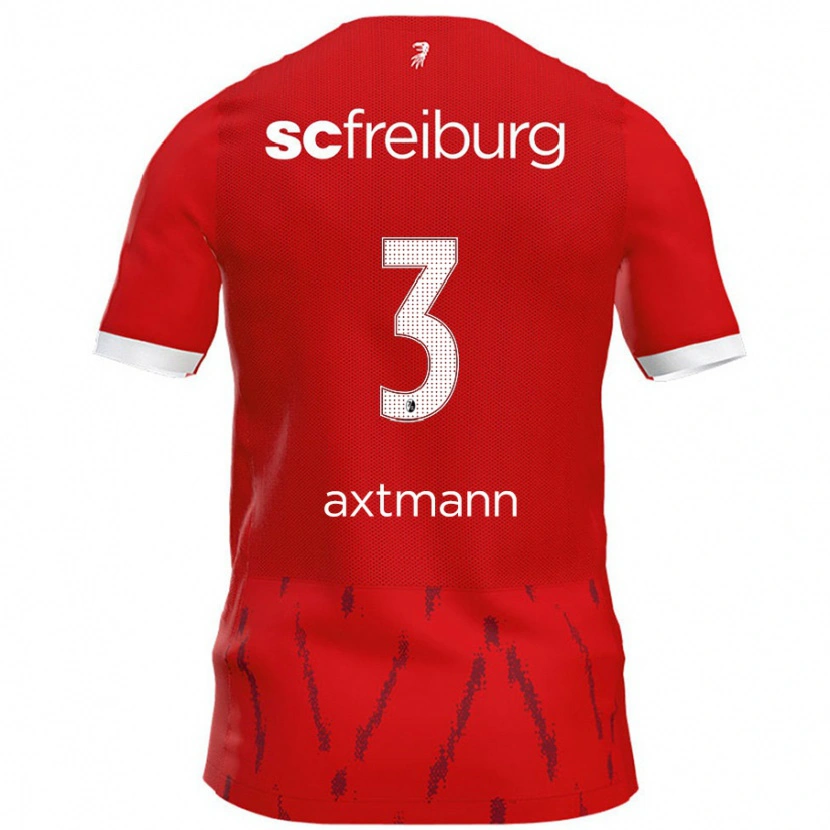 DanxenメンズAlina Axtmann#3赤ホームシャツ2024/25ジャージーユニフォーム