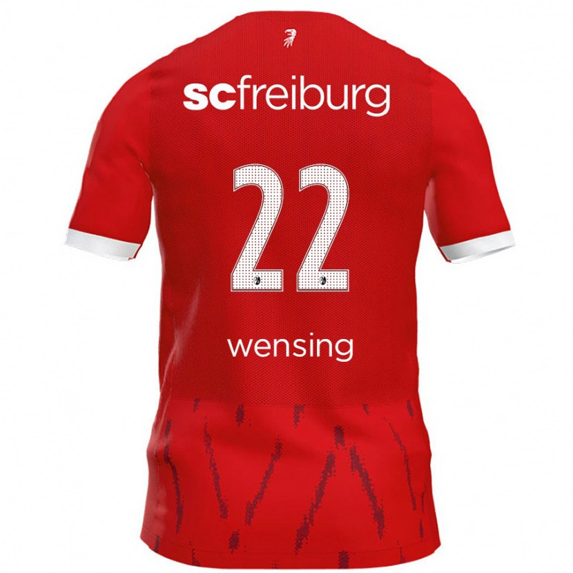 DanxenメンズLuisa Wensing#22赤ホームシャツ2024/25ジャージーユニフォーム