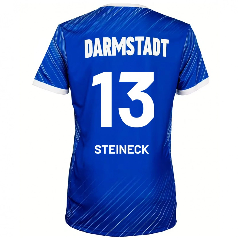 Danxenメンズトム・シュタイネック#13ブルーホワイトホームシャツ2024/25ジャージーユニフォーム