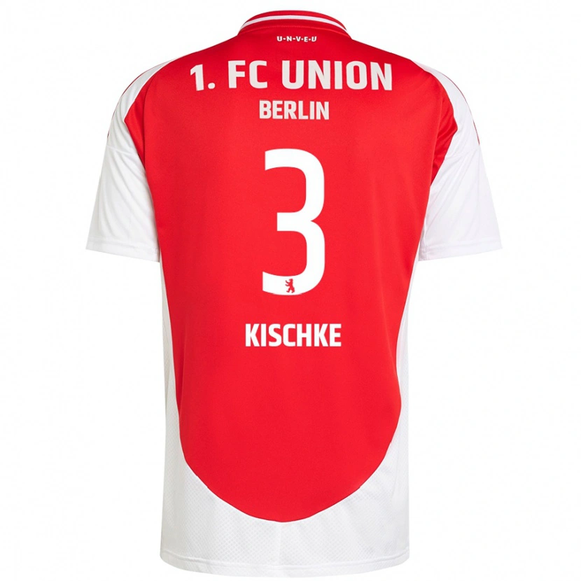 DanxenメンズPepe Kischke#3赤 白ホームシャツ2024/25ジャージーユニフォーム