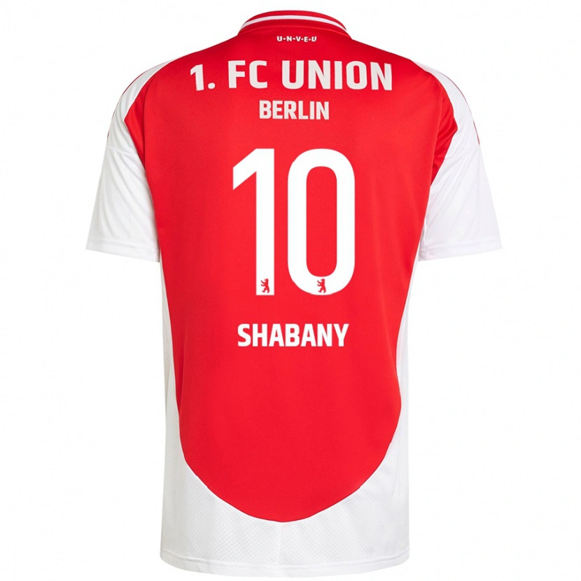 DanxenメンズAlec Shabany#10赤 白ホームシャツ2024/25ジャージーユニフォーム