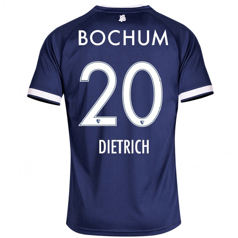 DanxenメンズSam Dietrich#20ダークブルーホームシャツ2024/25ジャージーユニフォーム