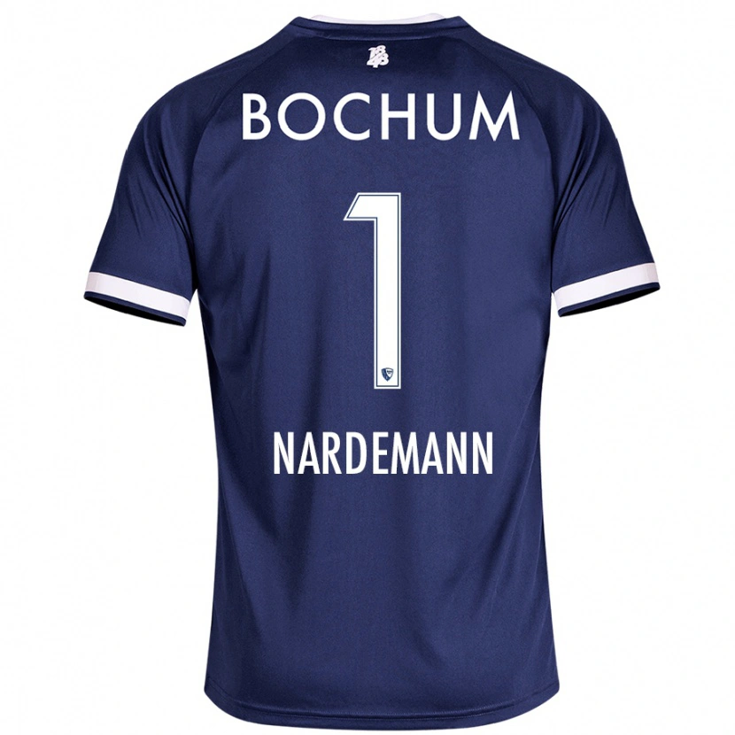 DanxenメンズKari Närdemann#1ダークブルーホームシャツ2024/25ジャージーユニフォーム