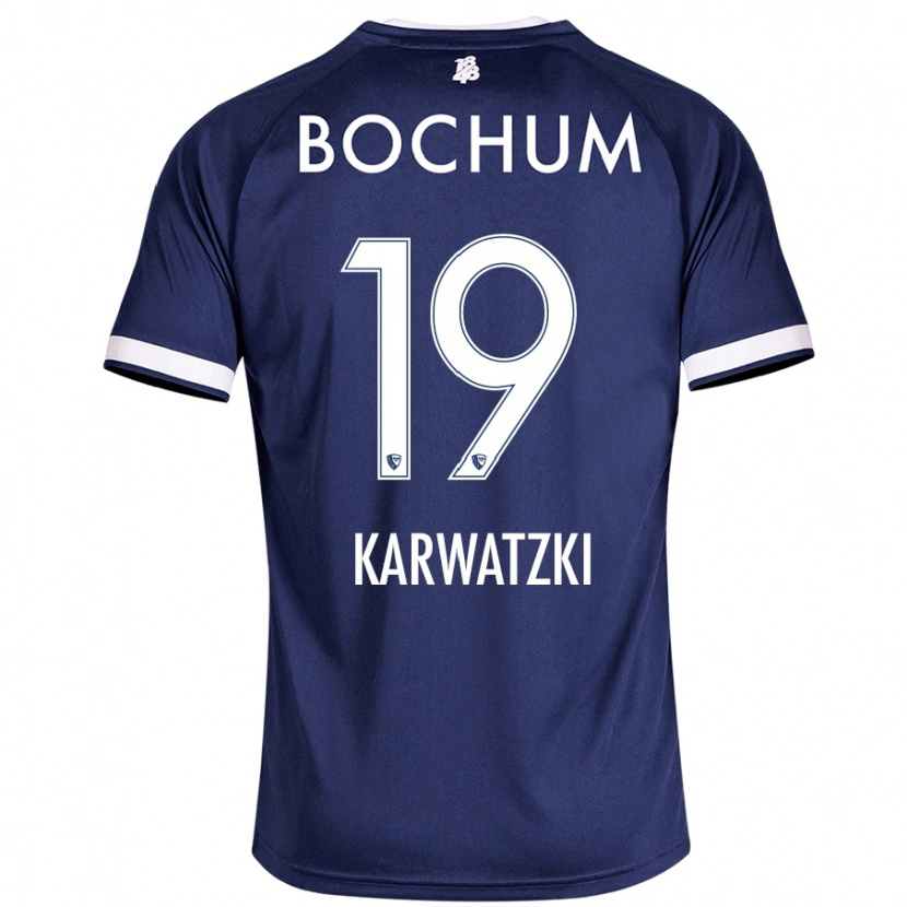 DanxenメンズLucy Karwatzki#19ダークブルーホームシャツ2024/25ジャージーユニフォーム
