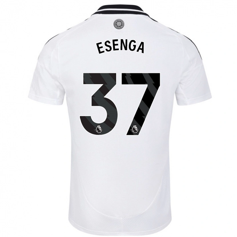 DanxenメンズJonathan Esenga#37白ホームシャツ2024/25ジャージーユニフォーム