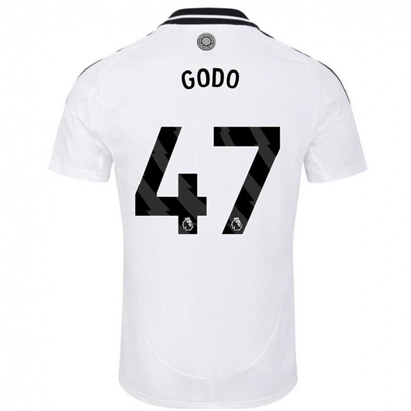 DanxenメンズMartial Godo#47白ホームシャツ2024/25ジャージーユニフォーム