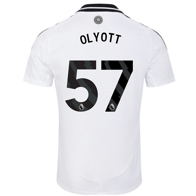 DanxenメンズTom Olyott#57白ホームシャツ2024/25ジャージーユニフォーム